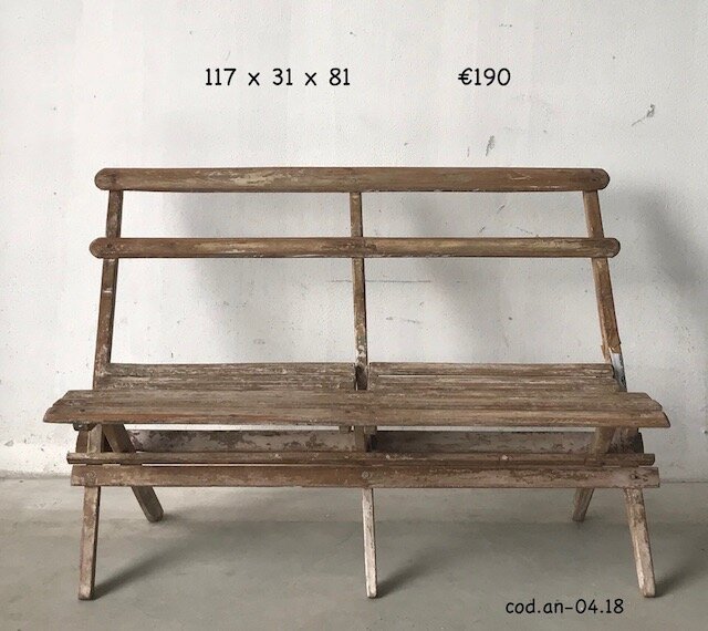 Teak Bench an04.18 117 x 31 x 81